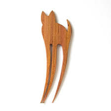 Wooden Hair Fork Hair Stick Wood Hair Pin Etsy Hair Sticks Hair Pins Wooden Accessories