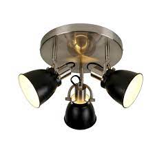 karwei trioplaat sem zwart zwart plafondlamp spotjes