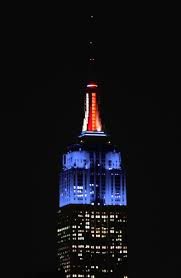April 4 2013 Tonight Our Lights Will Shine In A Blue With A Red And White Siren In Honor Of The New York Empire State Building Tower Light New York City