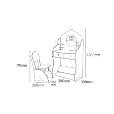 Childrens Dressing Table And Chair Fairyland Theme Girls Dressing T Www Littlehelper Co Uk .table stool dressing chair living room bedroom soft cushion backrest chair leisure chair.