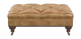 For the best leather ottoman, you need to check out for different features and factors like; Anton Leather Ottoman Ottomans Benches Ethan Allen