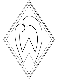Frei verwendbares wappenzeichen fur bremer innen. Werder Bremen Malvorlagen Coloring And Malvorlagan