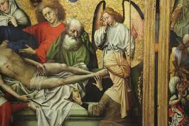 Une école, un projet, une équipe ! C Attributed To Robert Campin The Seilern Triptych The Entombment C 1425 Detail Triptych Campin Art