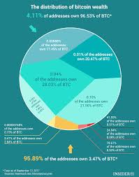 Chart Of The Day Bitcoin Wealth Distribution Infographics