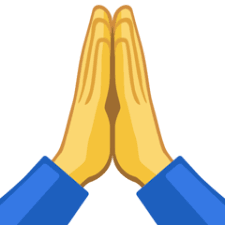 Folded Hands On Facebook 2 2 Hand Emoji Praying Hands Emoji Folded Hands