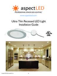 Ultra Thin Recessed Led Light Installation Guide Ultra Thin Recessed Led Light Installation Guide Pdf Pdf4pro