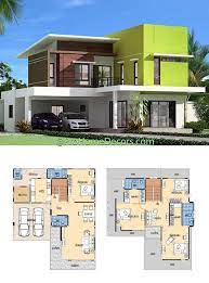 House Plans 12x13 5 With 4 Beds Pro Home Decors In 2021 Bungalow Floor Plans Beautiful House Plans House Plans