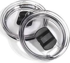 Tsv 2Pcs Tumbler Replacement Lids, Spill Proof Tumbler Lids Fit For 30Oz  Yeti Rambler And Ozark Trail Cup - Walmart.Com