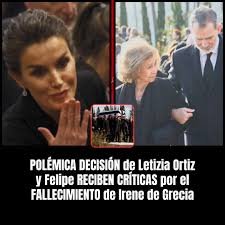 PROHÍBEN ASISTIR Letizia Ortiz y Felipe a Juan Carlos al FUNERAL de Irene de Grecia MÁS INFO EN LOS ENLACES DEL PERFIL @vuestrolugarfavorito #Noticias #ultimahora #casareal