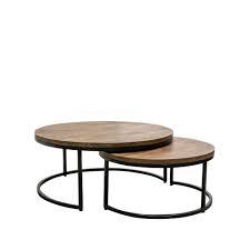 Nest the tables together to form a coffee table that is the perfect size for you. Chandri Round Nesting Coffee Tables Loft Furniture New Zealand