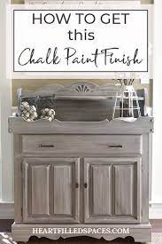 Chalk paint is a great choice for painting laminate cabinets because it hides brush strokes. Refinished Dry Sink With Chalk Paint Furniture Makeover Chalk Paint Furniture Diy Refinishing Furniture