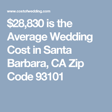 28 830 Is The Average Wedding Cost In Santa Barbara Ca Zip Code 93101 Average Wedding Costs Low Cost Wedding Wedding Costs