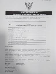 Iklan jawatan kosong terkini 2021 jawatan kosong kerajaan 2021 jawatan kosong swasta 2021. Politeknik Mukah On Twitter Jawatan Kosong Di Jkr Sarawak