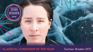 Tonight was the announcement of the Western Canadian Music Awards at  BreakOut West and I am so happy to share that I have been awarded Classical  Composer of the Year along with