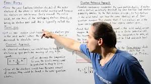 Semiconductors behave somewhere in between. Fermi Energy Of Electrons Youtube
