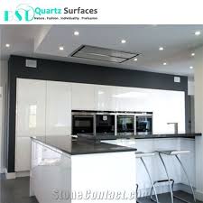 Crystal white, pure white, jade white, grey quartz, veins quartz, brown quartz etc. Affordable Crystal Grey Quartz Countertops With White Cabinets From China Stonecontact Com