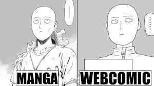 Webcomic vs Manga - One Punch Man - YouTube
