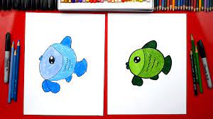 How To Draw A Cartoon Fish - Art For Kids Hub -
