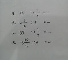 Sebagai contoh 1 8 = 1: Pembagian Bilangan Asli Dengan Pecahan Campuran Dan Sebaliknya Brainly Co Id
