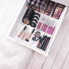 Fits All Ikea Alex Drawer Units Handmade With Premium White Acrylic Makeup Organizers Ikea Alex Drawers Makeup Drawer Organization Alex Drawer Organization