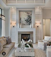 Glamour Fireplace Mantel Designs Living Room With Fireplace Trendy Living Rooms
