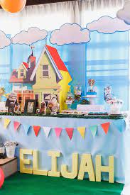 Disney S Up Themed Birthday Party Kara S Party Ideas First Birthday Party Themes Baby Birthday Themes Birthday Party Themes