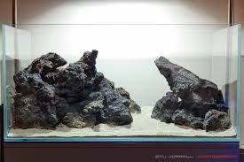 Aquascape With Lava Rock Aquascape Design Fresh Water Fish Tank Aquarium Sand