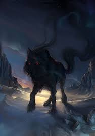 Wrong In Both Patterns This Is Basically The Structure Of I Midnight Goddess And Manifestation Of The Night Sky Even Thoug Shadow Wolf Fantasy Wolf Anime Wolf