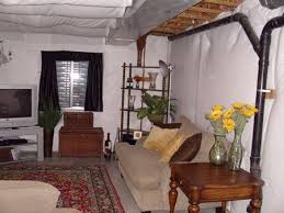 Fire Retardant Fabric On The Basement Ceiling Basement Ceiling Basement Ceiling Ideas Cheap Low Ceiling