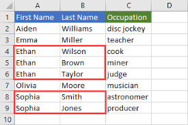 If i have a list of names involved in particular activities, with their initials proceeding last names, do i have to put these initials or last names in the alphabetical order? Alphabetize In Excel