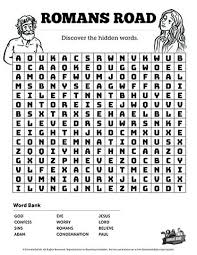Romans Road Bible Word Search Puzzles Your Kids Are Going To Love This Word Search Puzzle Based On Bible Word Searches Childrens Church Lessons Bible For Kids