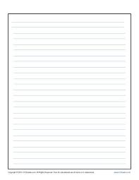 Inspiring 2nd grade writing prompts are a wonderful way to expand children's writing skills. Lined Writing Paper For Kids