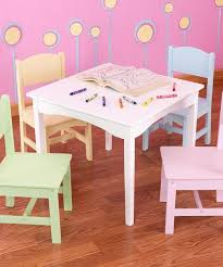 Kidkraft Nantucket Table 4 Chair Set Pastel Walmart Com Kids Wooden Table Kids Table And Chairs Pastel Chair