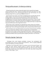 2007, dewan bahasa dan pustaka, malaysia. Penguatkuasaan Undang