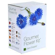 Plant Theatre Gourmet Flower Seed Kit Gift Box 6 Edible Flower Varieties To Grow Includes Batchelors Button Blue Boy With Images Seed Kit Gifts Seed Kit Edible Flowers