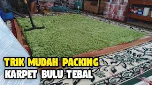 Beli online produk karpet model terbaru dengan harga murah. Cara Packing Karpet Bulu Packing Karpet Bulu Tebal Youtube