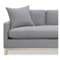 Four pieces patio furniture conversation set includes 2 single padded cushion chairs, 1 lounge loveseat sofa and coffee table. Single Cushion Seat Sofas Joss Main
