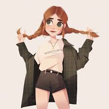 È¾ç±³ç¢ç³ On Instagram Seeing This Beautiful Dress On Pinterest I Originally Planned To Use Her Color But Th Girl Cartoon Girls Cartoon Art Cartoon Girl Drawing Free for commercial use no attribution required high quality images. girls cartoon art cartoon girl drawing
