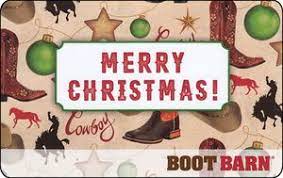 Tractor supply company gift card. Gift Card Merry Christmas Boot Barn United States Of America Christmas Col Us Boot Bbx23a