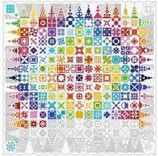 There are also 4 pieced corner triangles, 52 pieced. Rainbow Jane 185 225 Tutorial Dear Jane Quilt Quilts Sampler Quilts