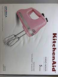 Shop for pink kitchenaid hand mixer online at target. New Kitchenaid Pink Guava Glaze 5 Speed Turbo Beater 5 Speed Hand Mixer Ebay