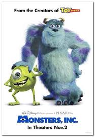 Monsters Inc 2001 Original 27x40 Movie Poster Disney Etsy In 2020 Monsters Inc Movie Animated Movies Disney Movie Posters