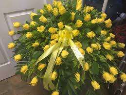 Casket Spray Solid Yellow In Lake Hiawatha Nj Landmark Florist