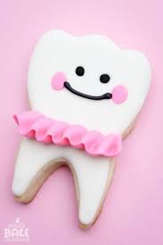 Tutu Tooth Cookie Give When Your Child Loses A Tooth And Include A Note From The Tooth Fairy To Brush Their Tee Cookie Decorating Fancy Cookies Pretty Cookies