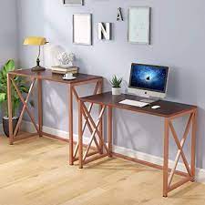 30 inch wide computer desk. Buy Tribesigns Two Person Computer Desk 84 Inch Long Computer Desk Or L Shaped Desk Double Desks Workstation For Home Office Rose Gold Online In Indonesia B07zydh4tx