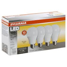 Buy light bulbs at lightbulbs.com. Sylvania Light Bulbs Led Soft White 100 Watt 4 Each Instacart