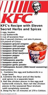 In an electric skillet, heat oil to 375°. Kentucky Fried Checken Receipe Fried Chicken Recipes Kfc Recipe Kfc Chicken Recipe