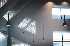 Currently there are no built in lights in the room, and the only light in. Lighting Solutions For Sloped And Vaulted Ceilings Obriens Lighting Blog