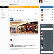 Landmark Intranet Site On Behance In 2021 Landmark Site Job Opening