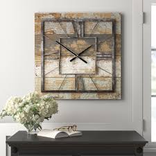 If you like country chic, be bold and blend styles. Farmhouse Wall Clocks Wayfair